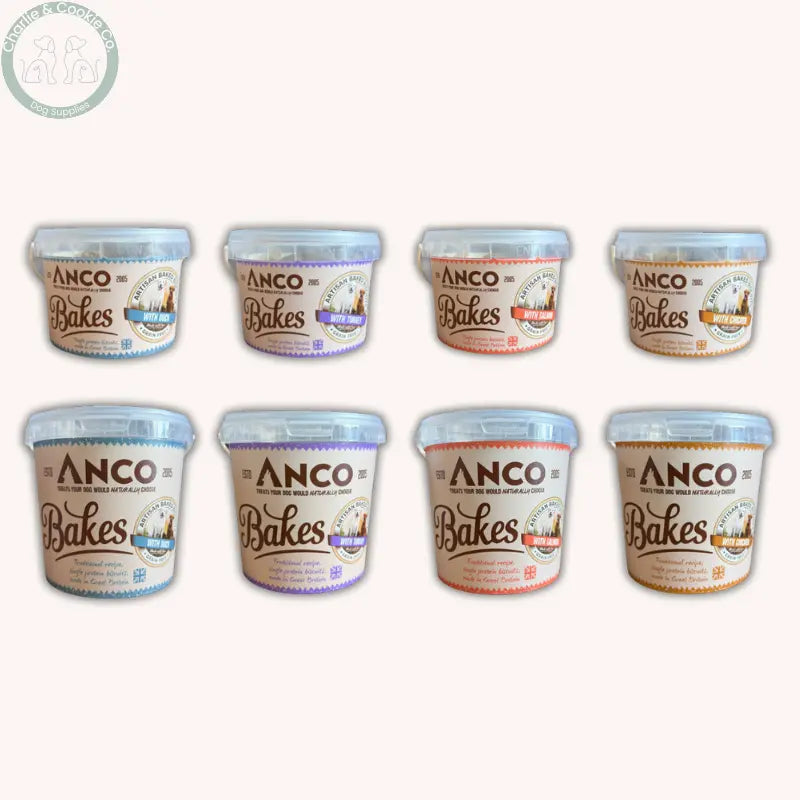 Anco Bites – Natural Grain-Free Biscuits for Dogs (Duck, Salmon, Turkey & Chicken) Anco