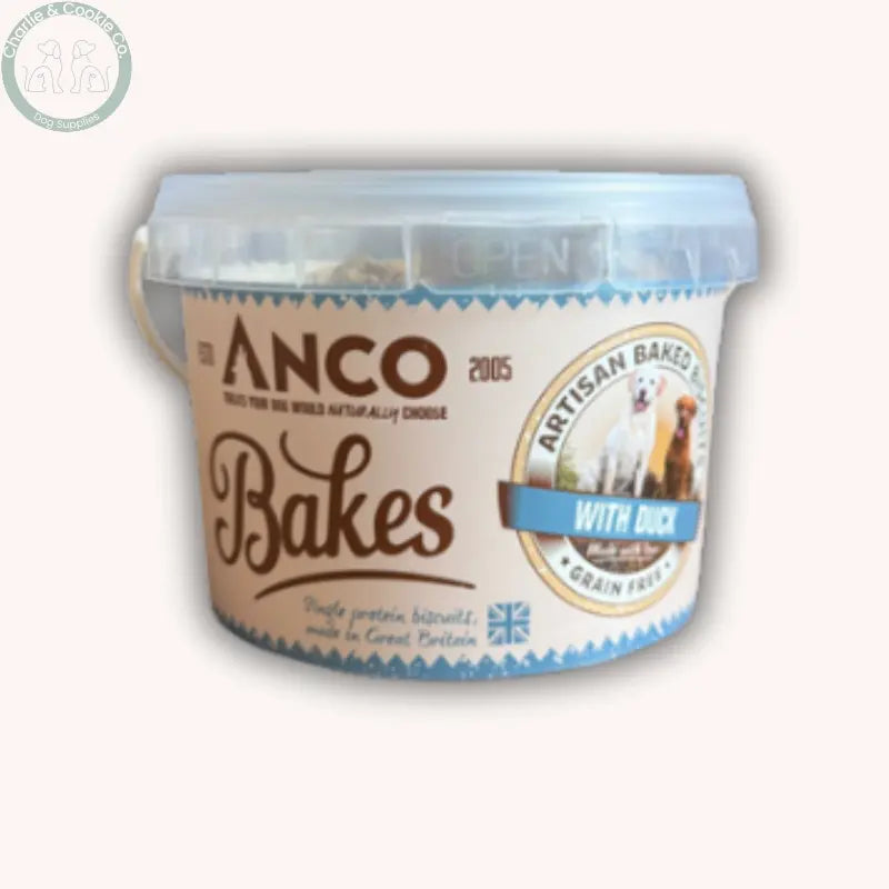Anco Bites – Natural Grain-Free Biscuits for Dogs (Duck, Salmon, Turkey & Chicken) Anco