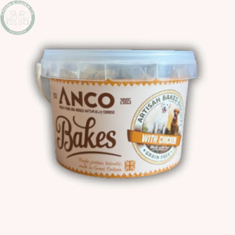 Anco Bites – Natural Grain-Free Biscuits for Dogs (Duck, Salmon, Turkey & Chicken) Anco
