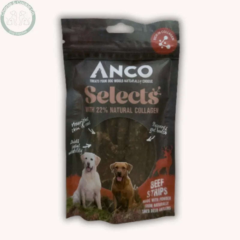 Anco Selects with Collagen 85g | Bites or Strips for Joint, Skin & Digestive Health Anco
