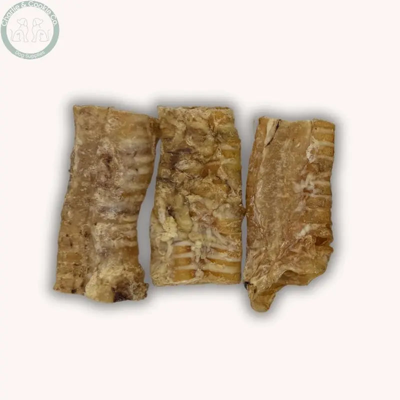 C&C Beef Trachea Chews 3pk (10-12cm or ~35cm) | Natural Dental Health Support for Dogs Charlie & Cookie Co.