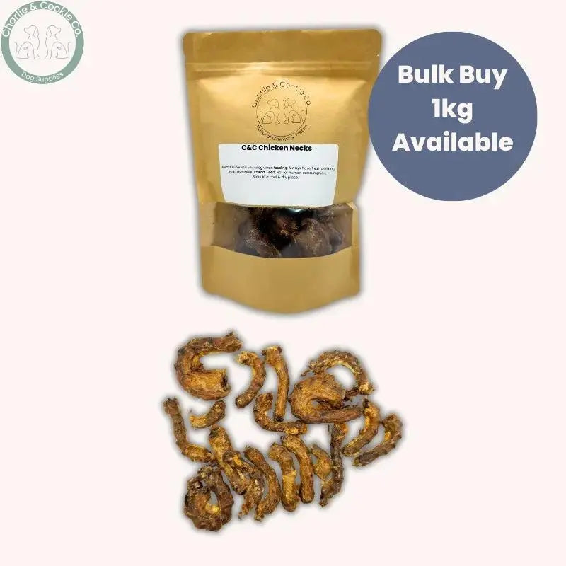 C&C Chicken Necks | Satisfying, Protein-Packed Natural Dog Treat Charlie & Cookie Co.