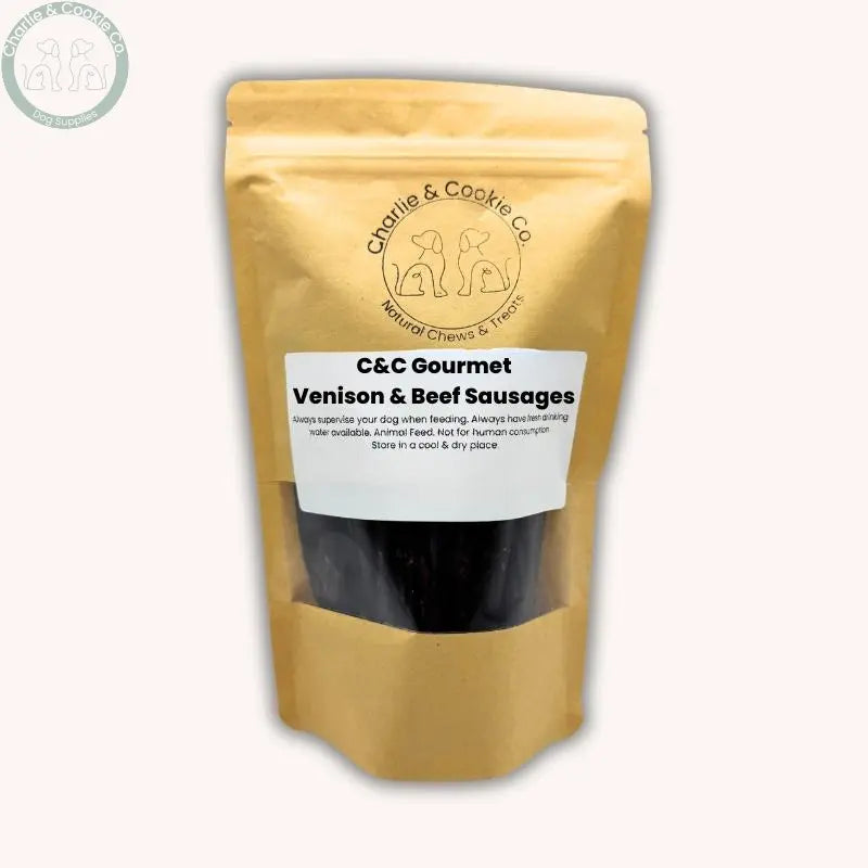 C&C Gourmet Sausages | Protein-Rich Training & Reward Treats Charlie & Cookie Co.