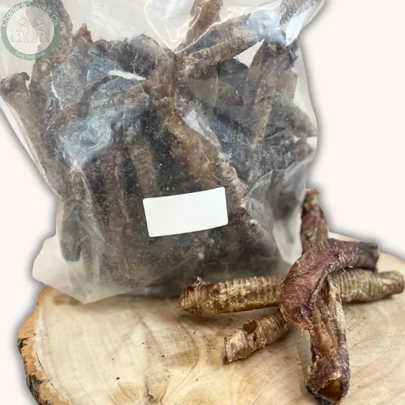 C&C Lamb Trachea (Mixed Sizes) | High-Protein, Easily Digestible Chew for Dogs Charlie & Cookie Co.