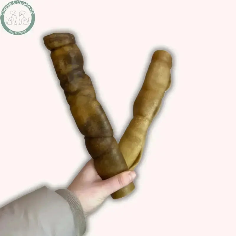 C&C Camel Skin Jumbo Roll ~26cm (Single) | Long-Lasting Natural Chew for Power Chewers Charlie & Cookie Co.