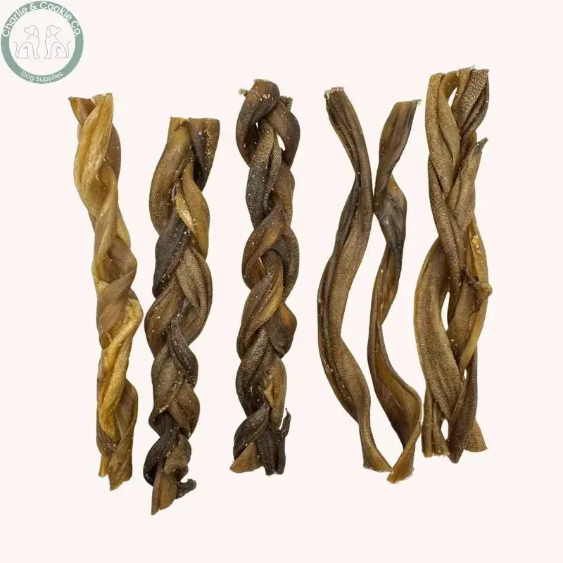 C&C Braided Lamb Skin 15cm | Hypoallergenic, High Protein Chew for Dogs Charlie & Cookie Co.
