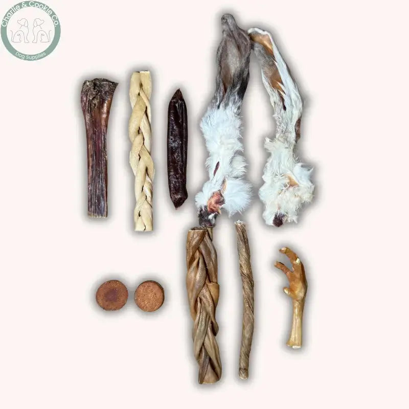 C&C Natural Dog Treat Variety Pack | 10 Hand-Picked Natural Treats for Dogs Charlie & Cookie Co.