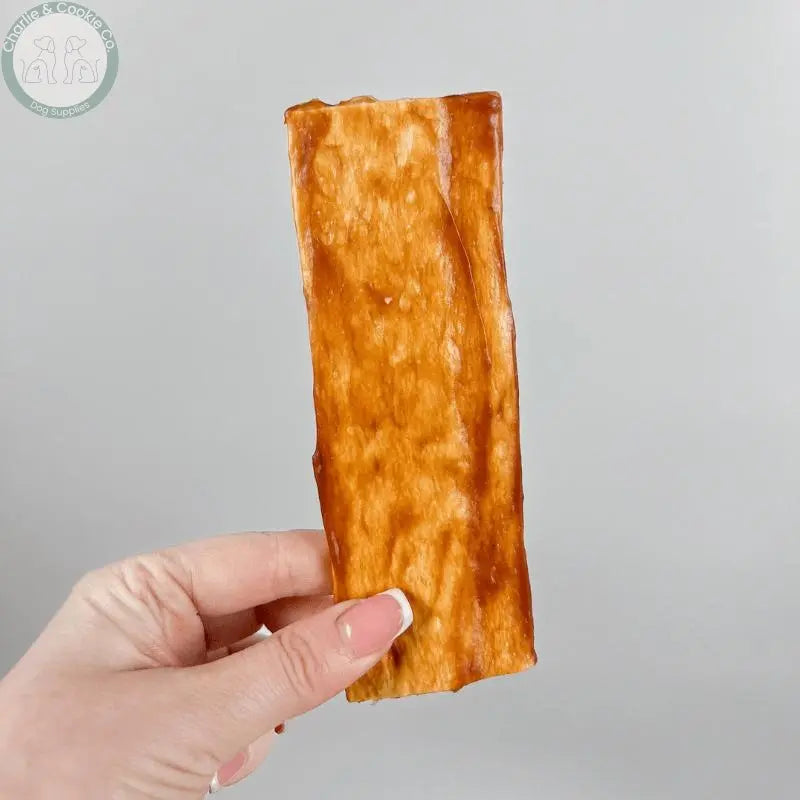 Chewllagen Chip 2″x6″ (Beef or Chicken) - Collagen-Rich, Digestive Support Dog Treat - Charlie & Cookie Co.