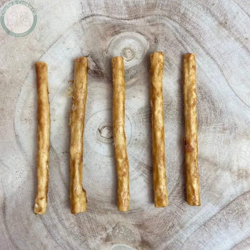 Chewllagen Mini Rolls 5 Pack collagen-rich dog chews in Beef or Chicken