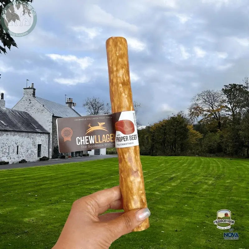 Chewllagen Roll (Beef or Chicken) - Collagen-Rich, Joint & Muscle Health Dog Treat - Charlie & Cookie Co.