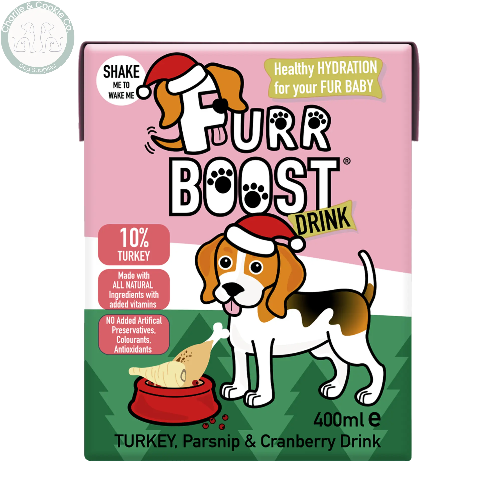 Furr Boost Turkey, Parsnip & Cranberry Drink 400ml carton