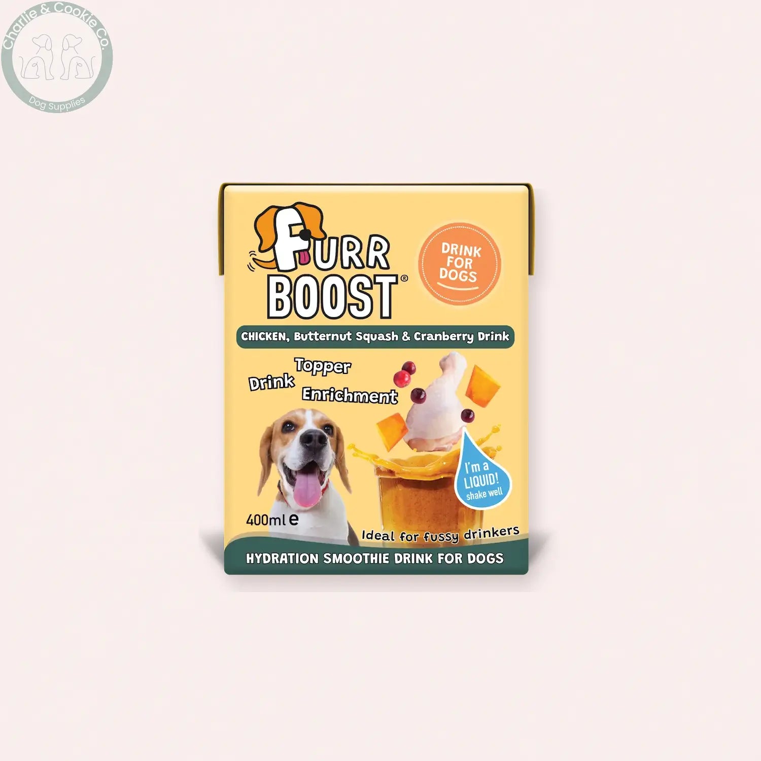 Furr Boost Chicken, Butternut Squash and Cranberry Drink 400ml carton