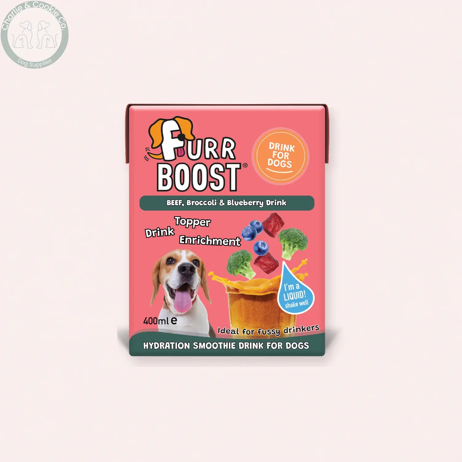 Furr Boost Beef, Broccoli and Blueberry Drink 400ml carton
