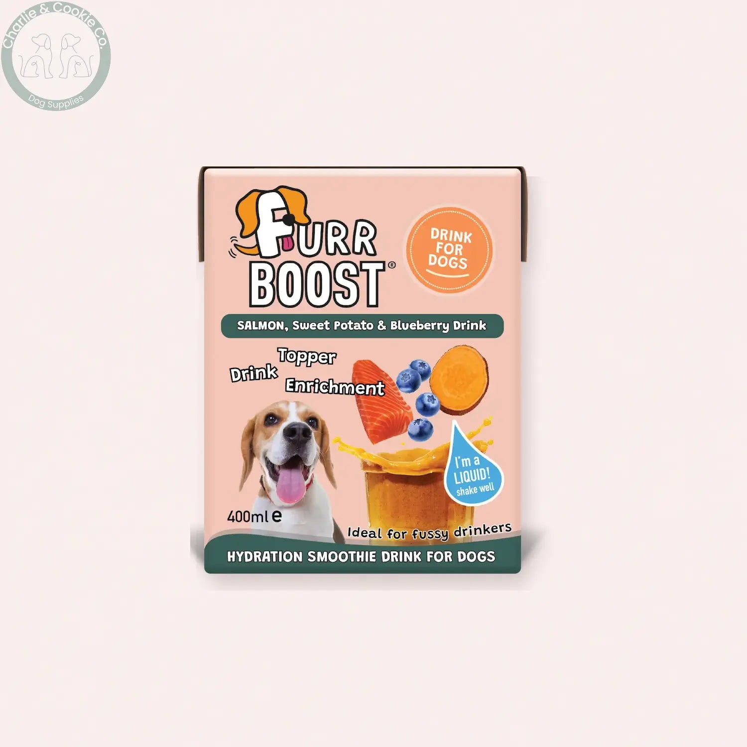 Furr Boost Salmon, Sweet Potato and Blueberry Drink 400ml carton
