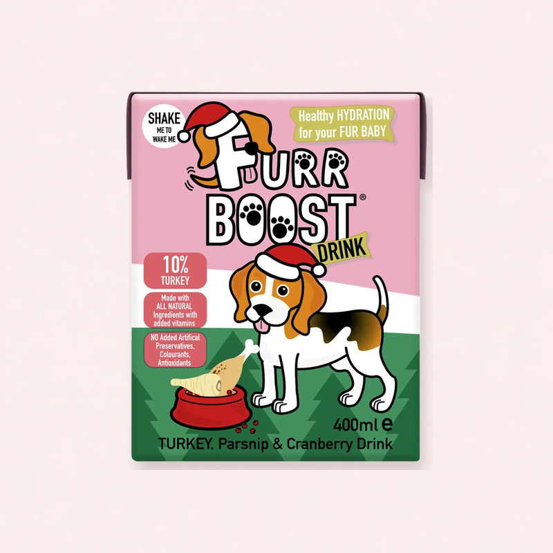 Furr Boost Turkey, Parsnip and Cranberry Drink 400ml carton
