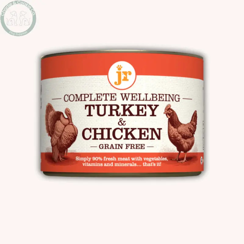 JR Pet Products Complete Wellbeing wet dog food in 200g or 400g, seven recipes