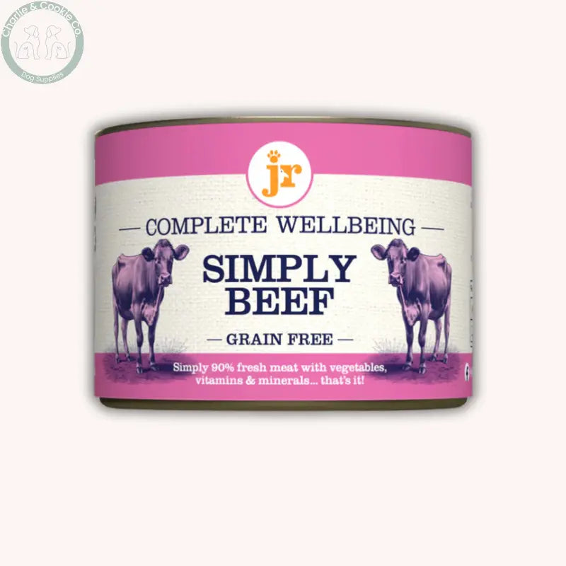 JR Pet Products Complete Wellbeing wet dog food in 200g or 400g, seven recipes