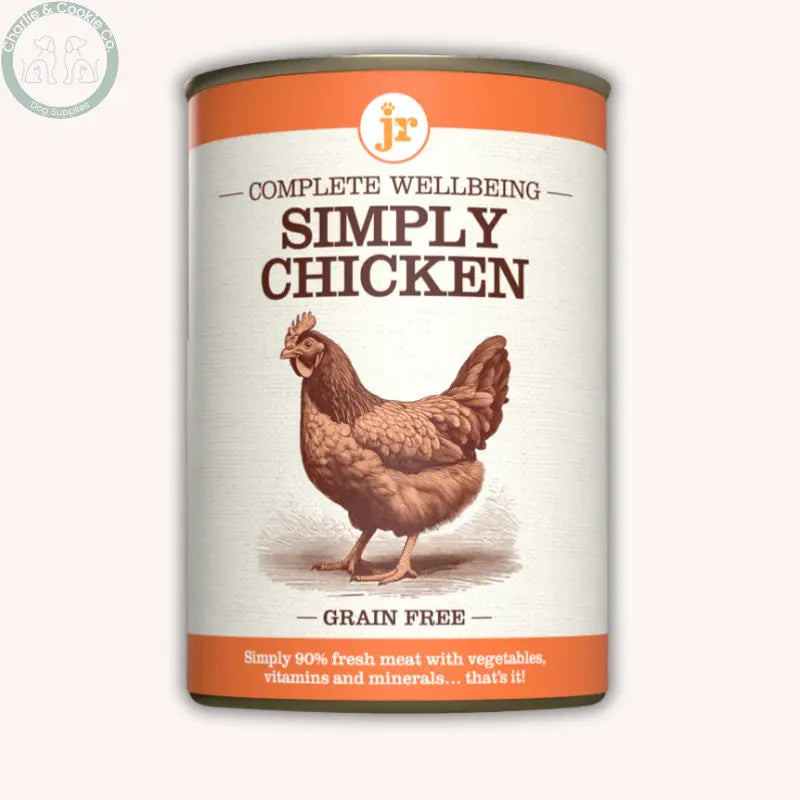 JR Pet Products Complete Wellbeing wet dog food in 200g or 400g, seven recipes
