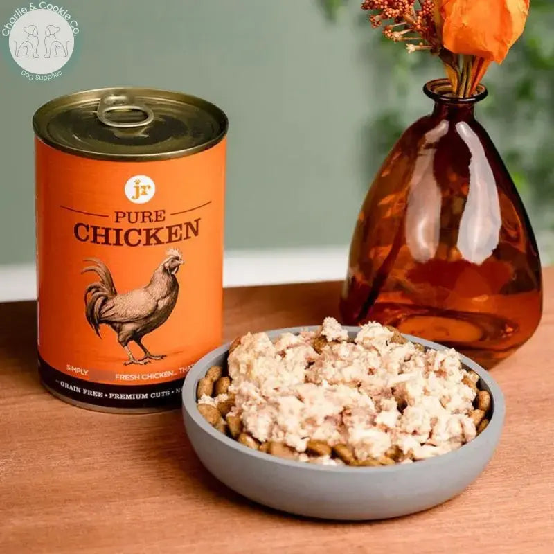 JR Pet Products Meat and Fish Toppers for dogs and cats in 80g or 400g cans