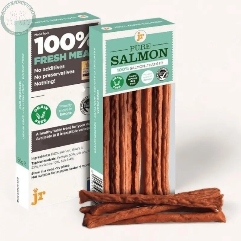 JR Pet Products Pure Meat Sticks 50g - 12 Protein Options - High-Protein, Hypoallergenic Dog Treat - Charlie & Cookie Co.