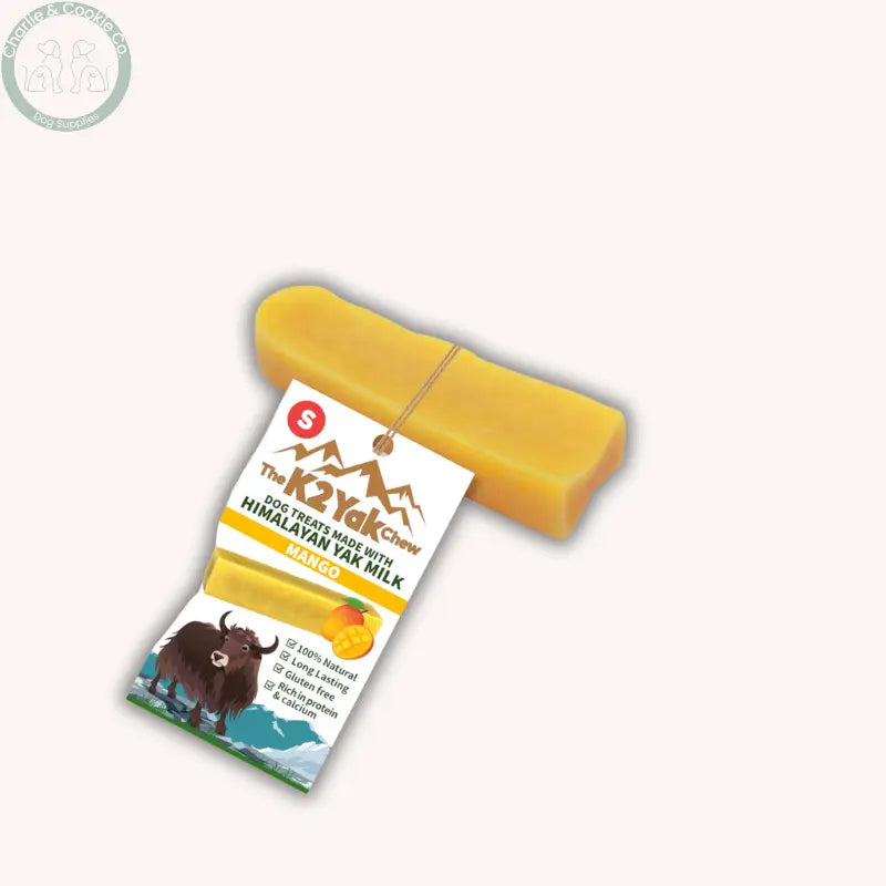 K2 Yak Chew – Mango Flavour | Natural Himalayan Dog Chew (Small, Medium or Large) The K2 Yak Chew