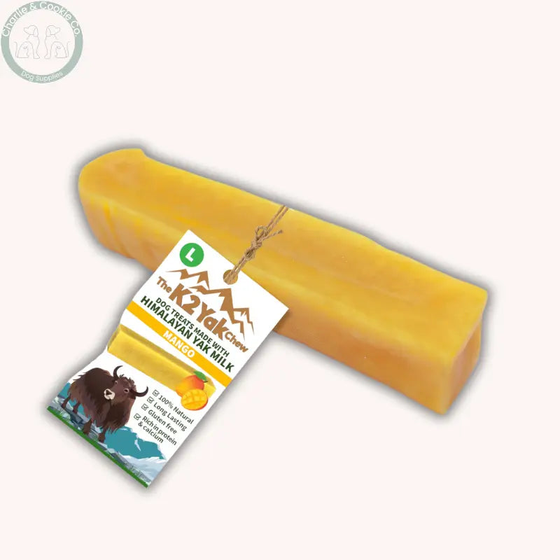 K2 Yak Chew – Mango Flavour | Natural Himalayan Dog Chew (Small, Medium or Large) The K2 Yak Chew