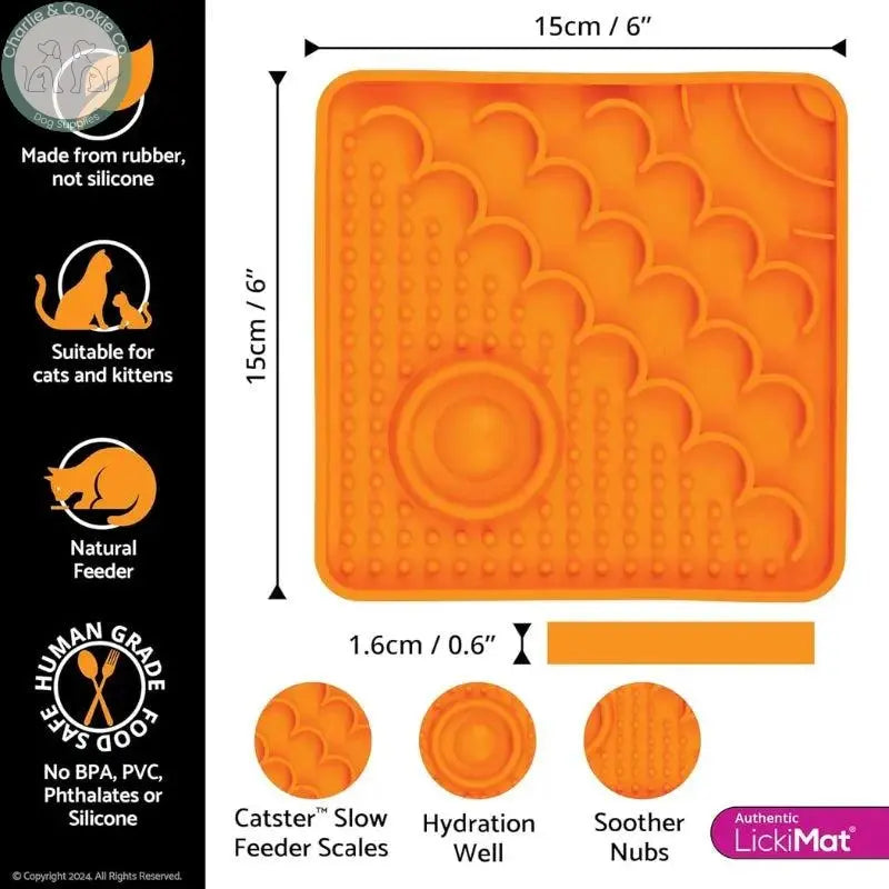 LickiMat Catster | Enrichment Slow Feeders for Cats LickiMat