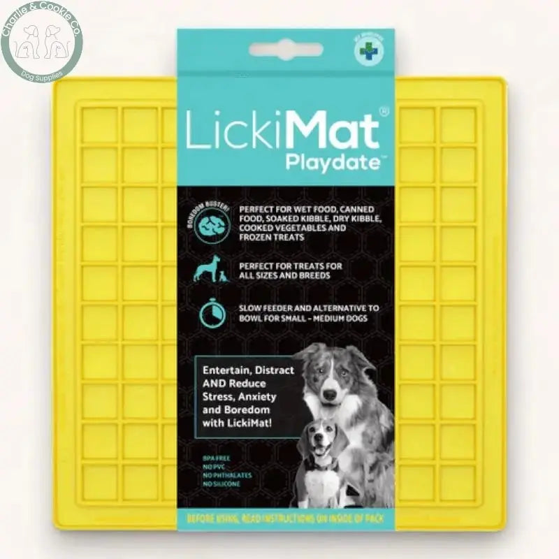 LickiMat Classic Buddy and Playdate slow feeder enrichment mats for dogs and cats