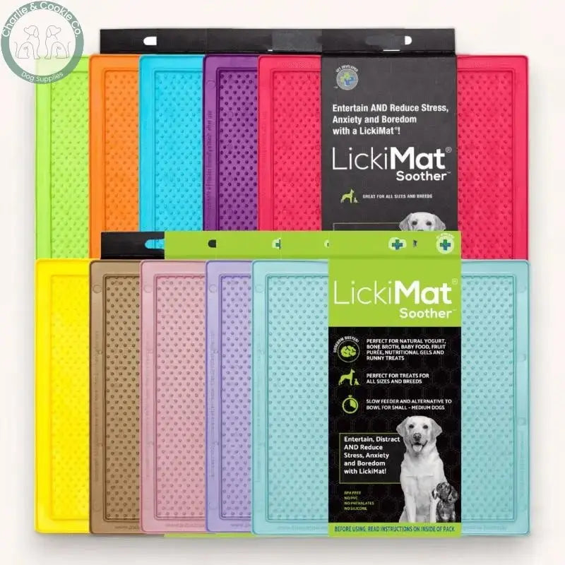 LickiMat Classic | Buddy, Playdate & Soother Slow Feeder Mat – 10 Colours LickiMat