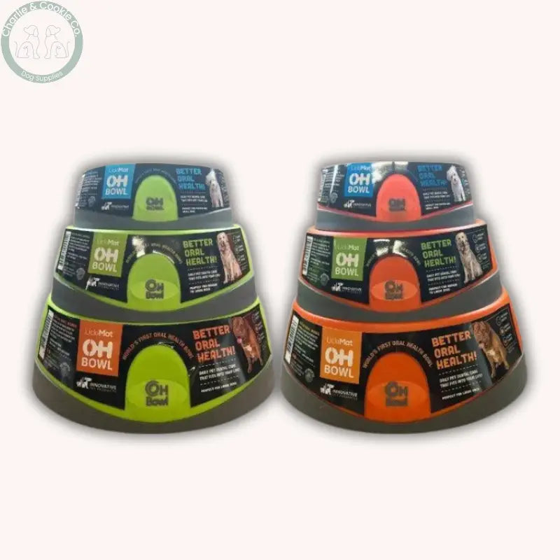 LickiMat Dog OH Bowl and Plaque Powder Bundle Charlie & Cookie Co.