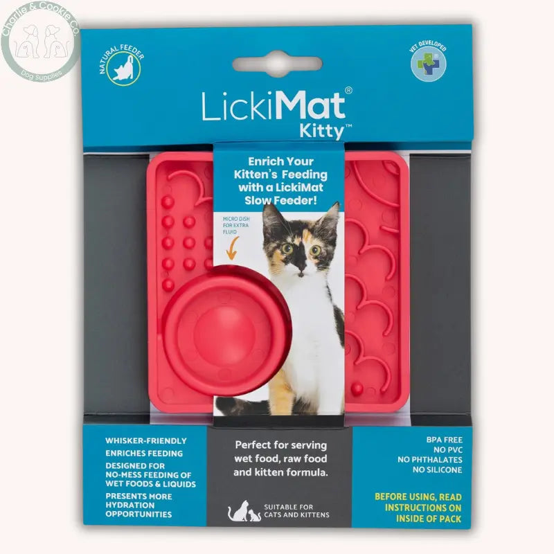 LickiMat Kitty & Catster | Enrichment Slow Feeders for Cats – 2 Designs LickiMat