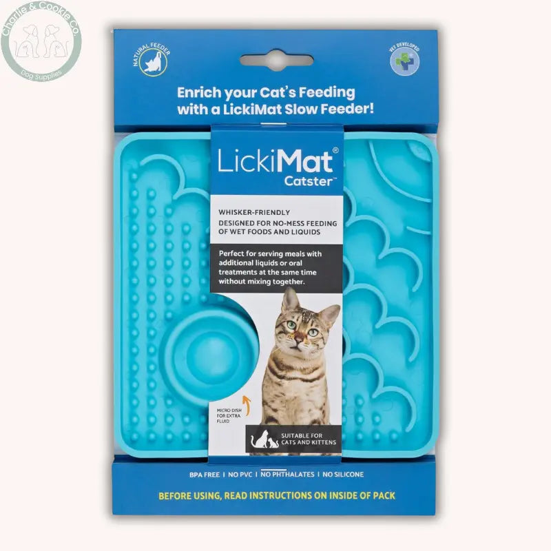 LickiMat Kitty & Catster | Enrichment Slow Feeders for Cats – 2 Designs LickiMat