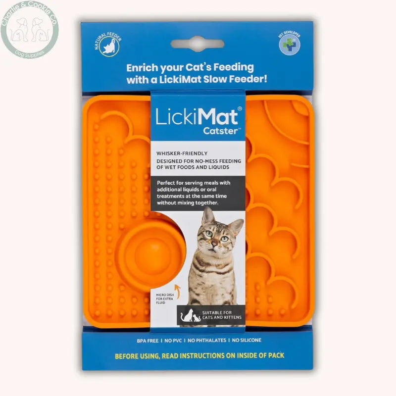 LickiMat Kitty & Catster | Enrichment Slow Feeders for Cats – 2 Designs LickiMat