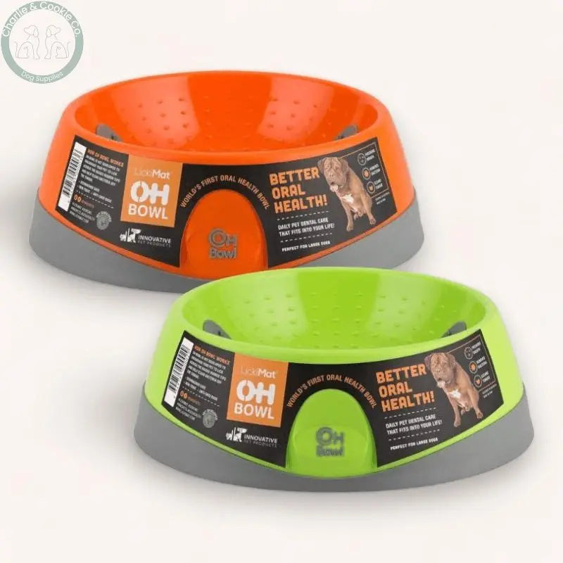 LickiMat OH Bowl - Promotes Oral Health & Mealtime Fun - 3 Size Options - Charlie & Cookie Co.