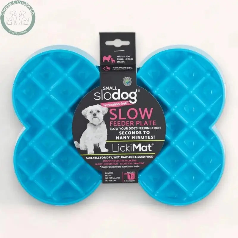 LickiMat Small Slodog Slow Feeder Plate - 6 Colour Options - Innovative & Anxiety-Free Feeding - Charlie & Cookie Co.