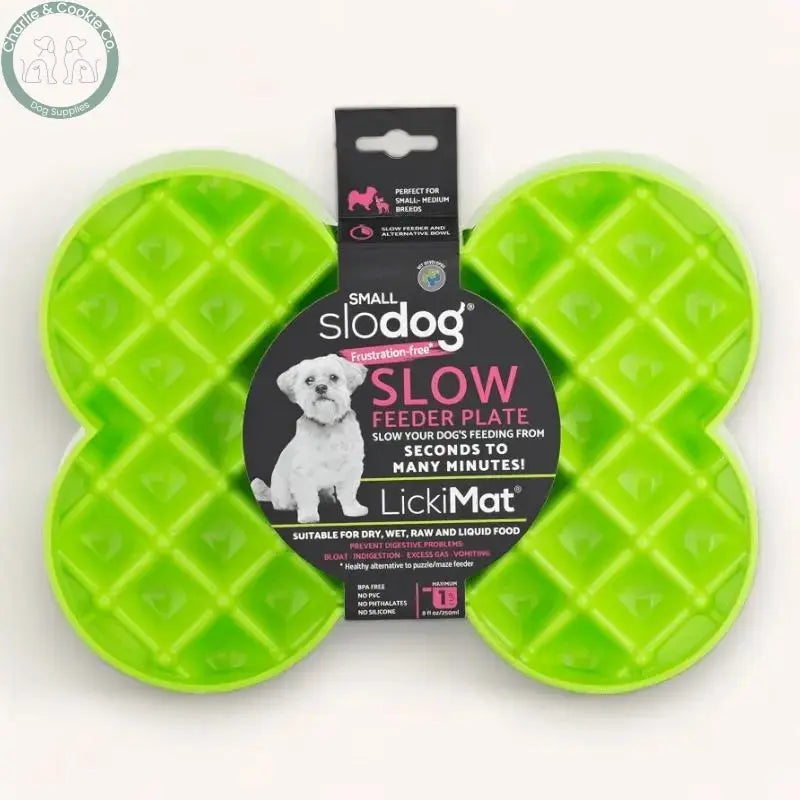 LickiMat Small Slodog Slow Feeder Plate - 6 Colour Options - Innovative & Anxiety-Free Feeding - Charlie & Cookie Co.