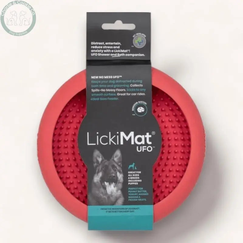 LickiMat UFO Suction Cups Lick Bowl and Slow Feeder for Dogs - 5 Colour Options - Charlie & Cookie Co.
