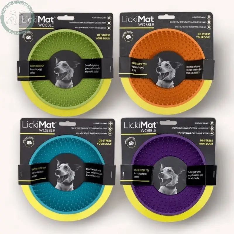 LickiMat Wobble Lick Bowl and Slow Feeder for Dogs - 4 Colour Options - Charlie & Cookie Co.