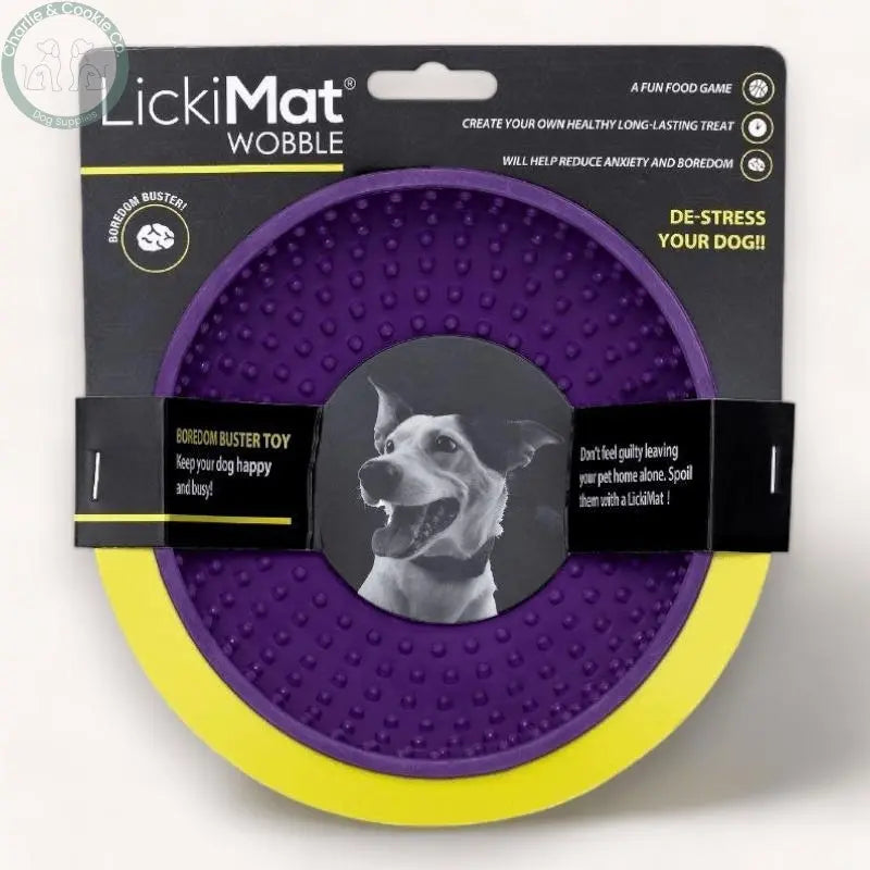 LickiMat Wobble Lick Bowl and Slow Feeder for Dogs - 4 Colour Options - Charlie & Cookie Co.