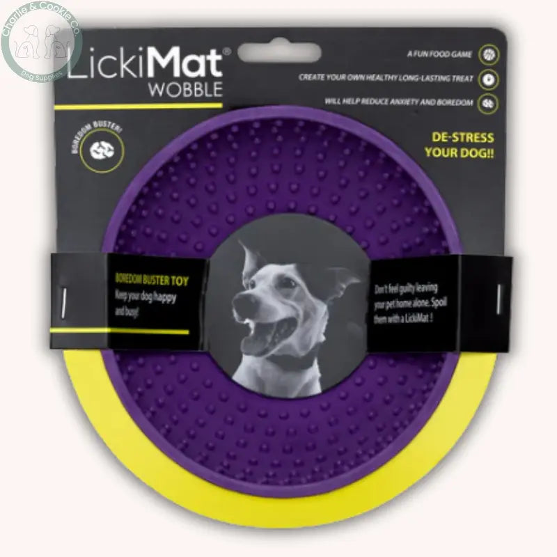 LickiMat Wobble & Supernature Lickeez Enrichment Bundle for Dogs Calming Lick Bowl and Spreadable Treat Mix Bundle