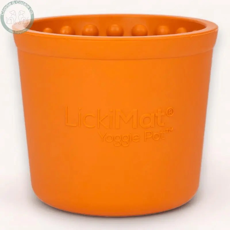 LickiMat Yoggie Pot Lick Bowl, Slow Feeder & Treat Dispenser for Dogs - 5 Colour Options - Charlie & Cookie Co.