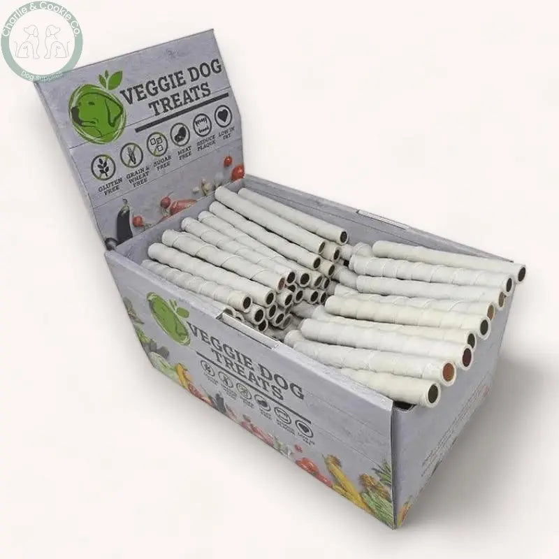 Maks Patch Flavour Filled Twist Sticks (Individual)  - Low-Fat & Vegan Dog Treat - Charlie & Cookie Co.
