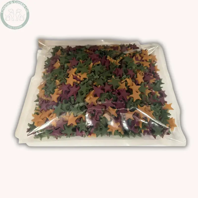 Maks Patch Fruit Stars Dog Training Treats - Low-Fat & Vegan Miro & Makauri