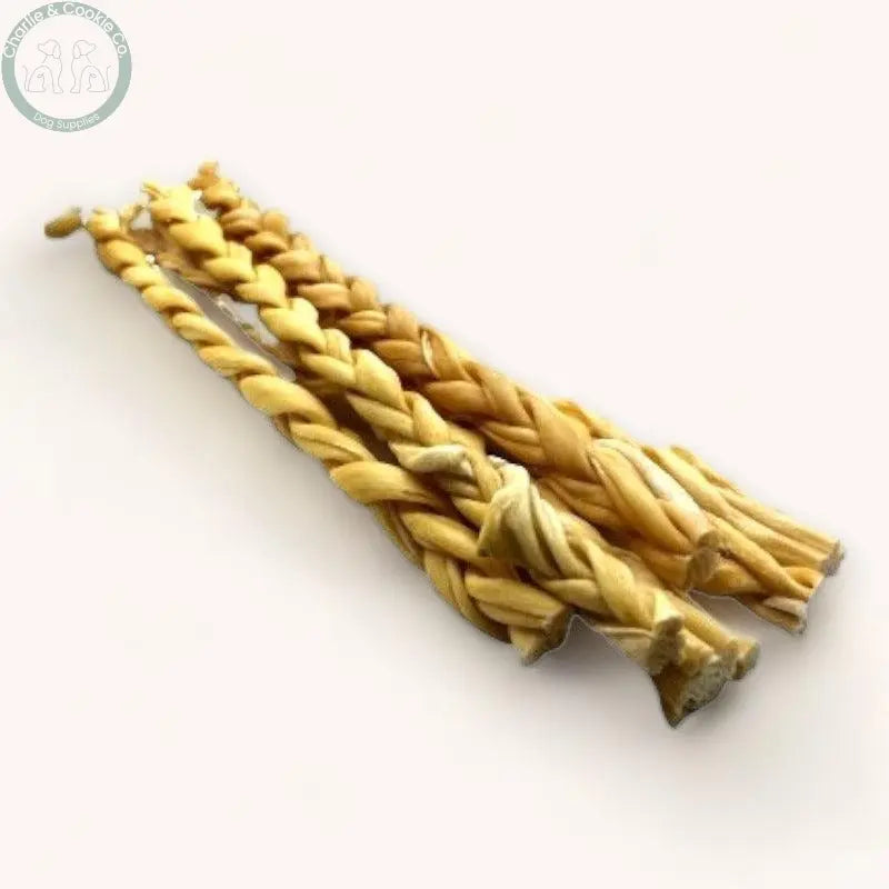 C&C Lamb Skin 30cm - High Protein, Low Fat - Roll & Braided Options (Individual Treat) - Charlie & Cookie Co.