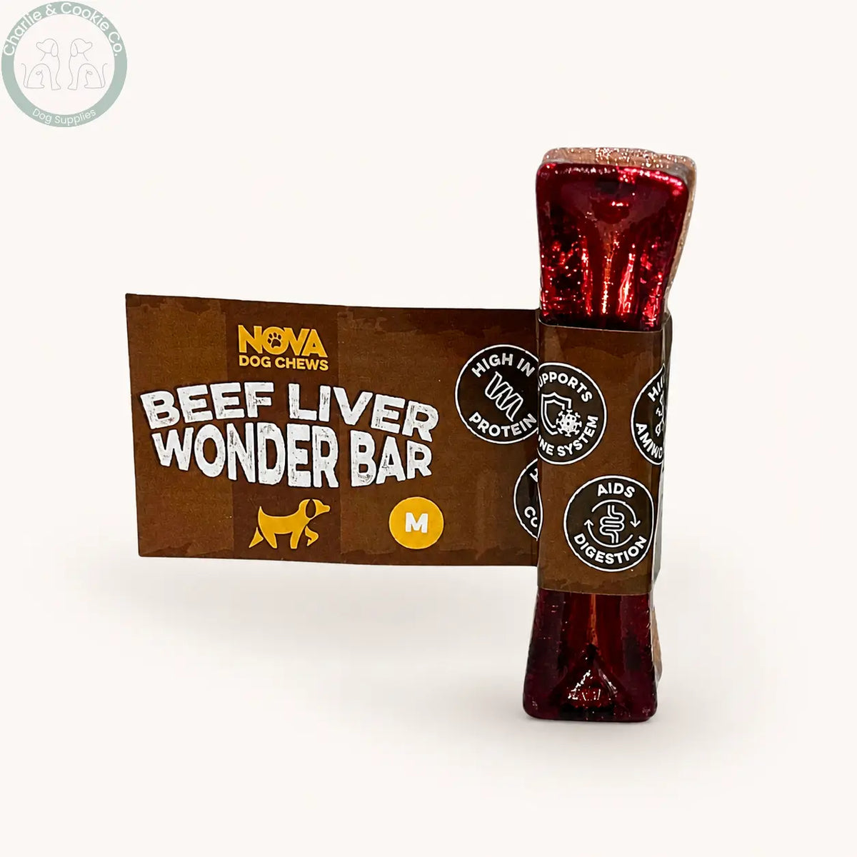Nova Wonder Bar Beef Liver Medium dog chew