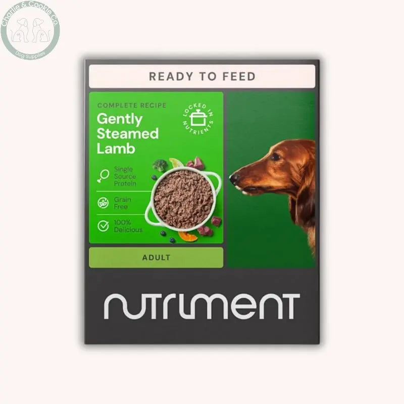 Nutriment Gently Steamed Complete Dog Food 395g in Beef Lamb Chicken or Duck
