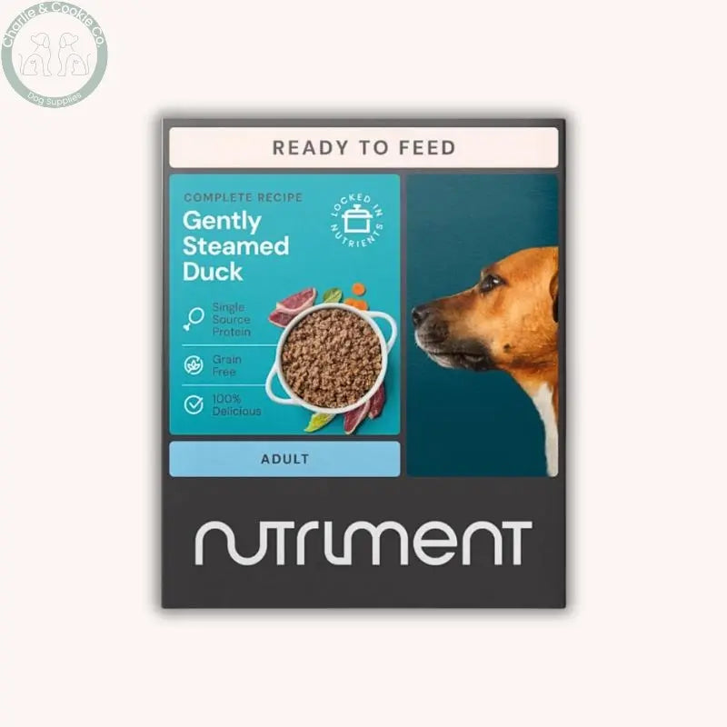 Nutriment Gently Steamed Complete Dog Food 395g in Beef Lamb Chicken or Duck