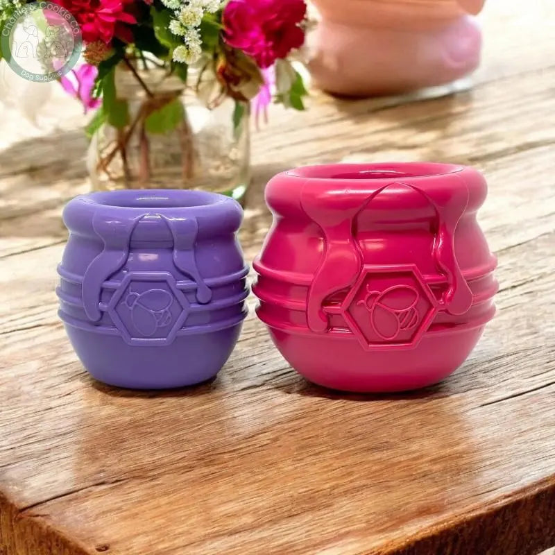 SodaPup Honey Pot PUP-X Rubber Treat Dispenser & Slow Feeder Toy - 5 Colour Options SodaPup