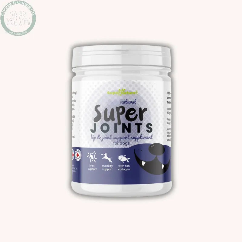 Supernature Pet Super Joints Supplement for Dogs | Natural Hip & Joint Support with Glucosamine & Green Lipped Mussel Supernature Pet