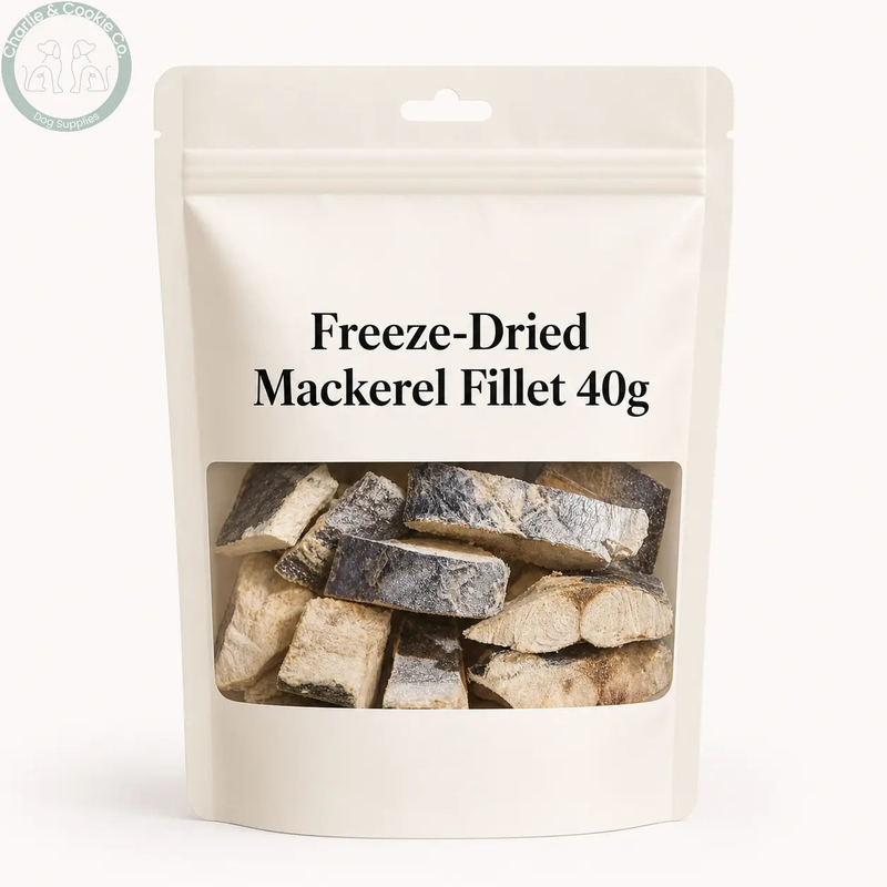 Unbranded freeze-dried mackerel fillet 40g pouch